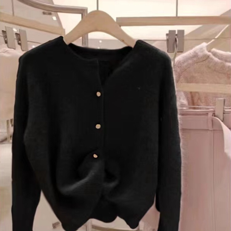 A百搭气质长袖针织衫外套链接