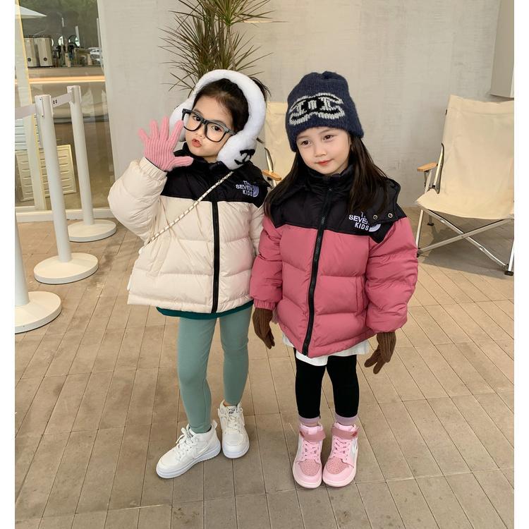 巴拉拉吧儿童2023冬季新款棉服女童韩版休闲加厚棉袄运动爆款宝宝