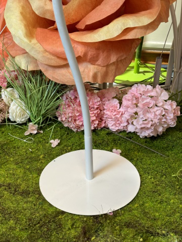 铁制2cm单朵巨型花艺底座家用圆形环保便携手工神器