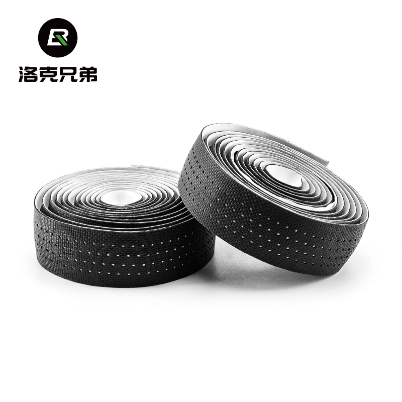 洛克兄弟公路车把带防滑自行车弯把手绑带硅胶减震耐磨骑行装备男