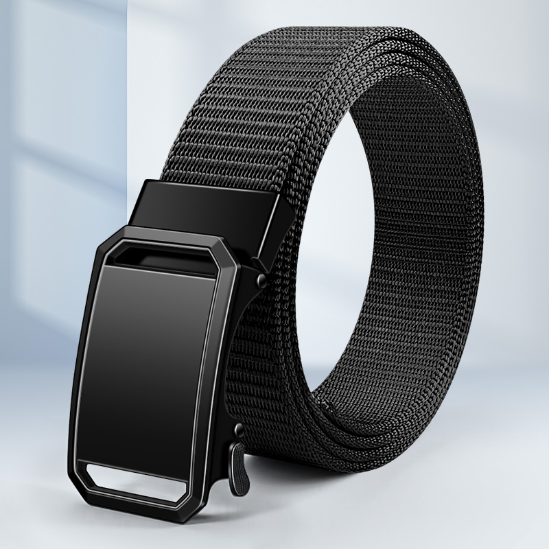 男士皮带时尚合金自动扣百搭编织腰带商务成人休闲加厚男款裤带