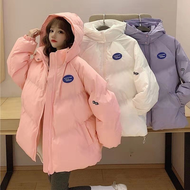 外套女棉服女2023新款女装冬装棉袄短款学生韩版宽松显瘦情侣装