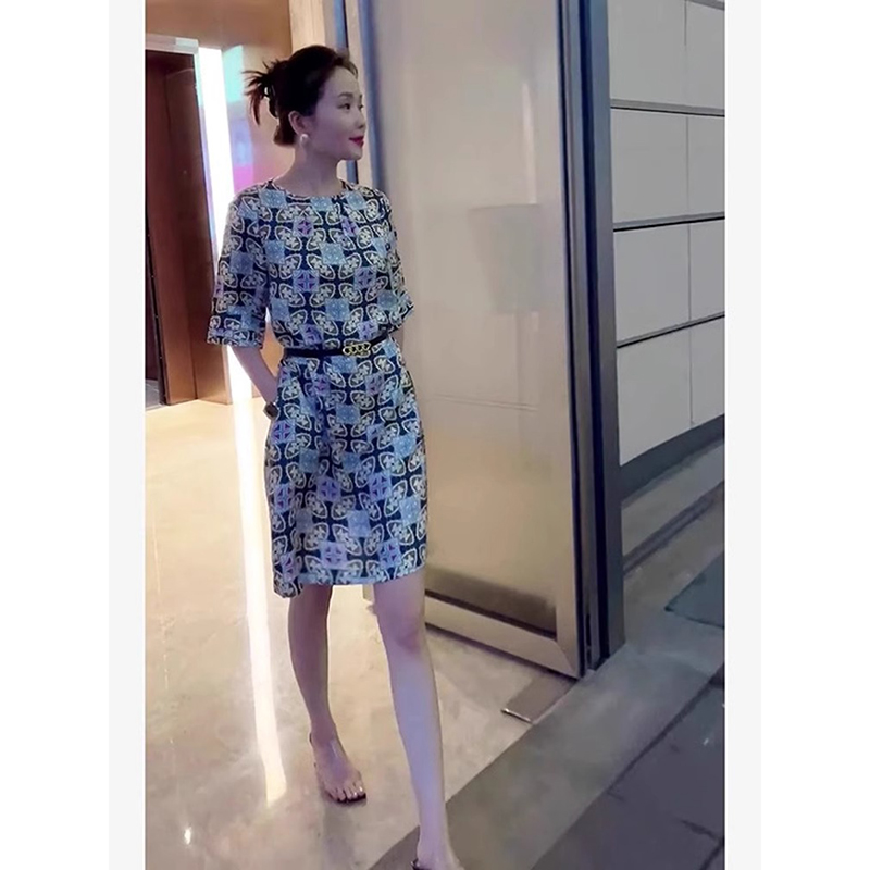 2024新款高级感气质高端气场强大女装精致正式场合显瘦连衣裙夏季