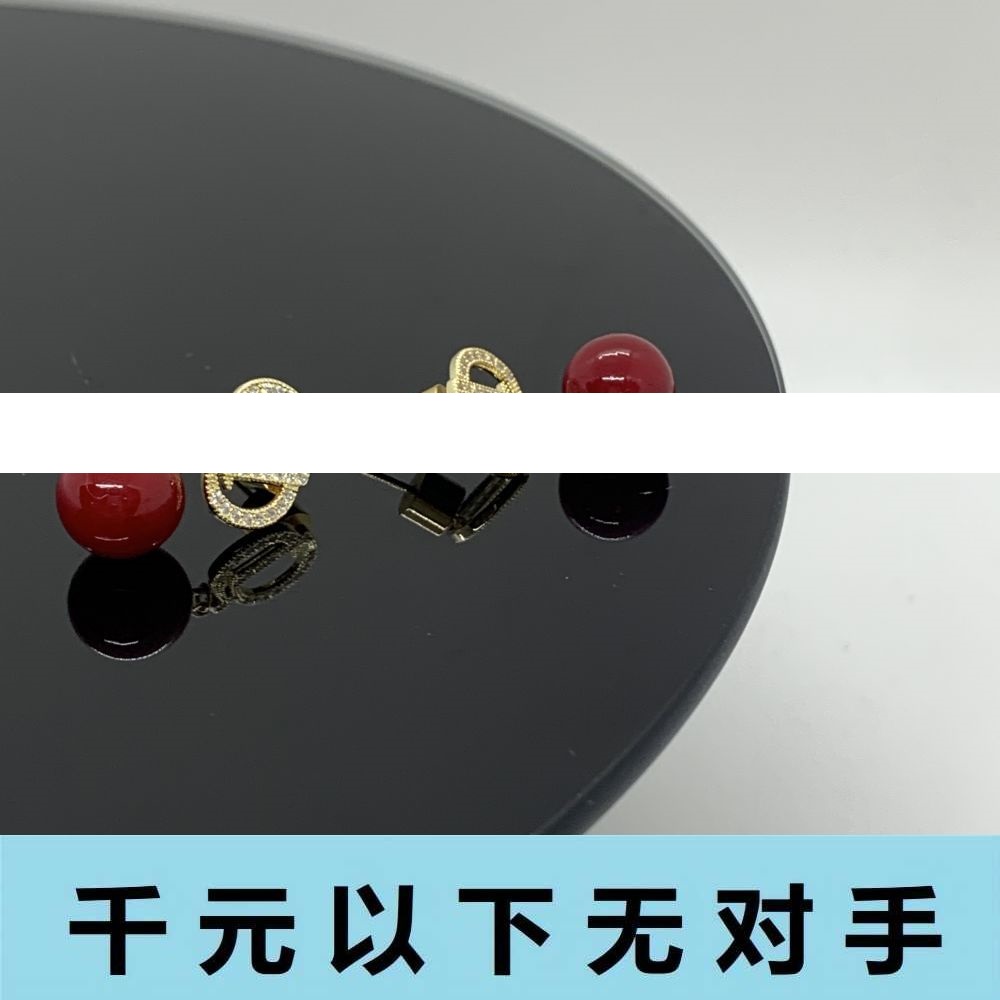 铜合金合成锆石耳饰 ED308  新年系列耳钉