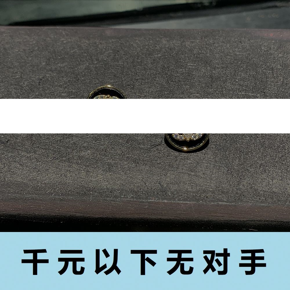 铜合金合成锆石耳饰 ed389 coco小姐15号耳钉耳钉