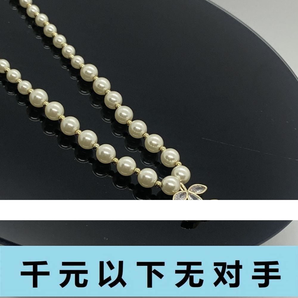铜合金项链 XL201 香珠珠C字母系列 系列项链