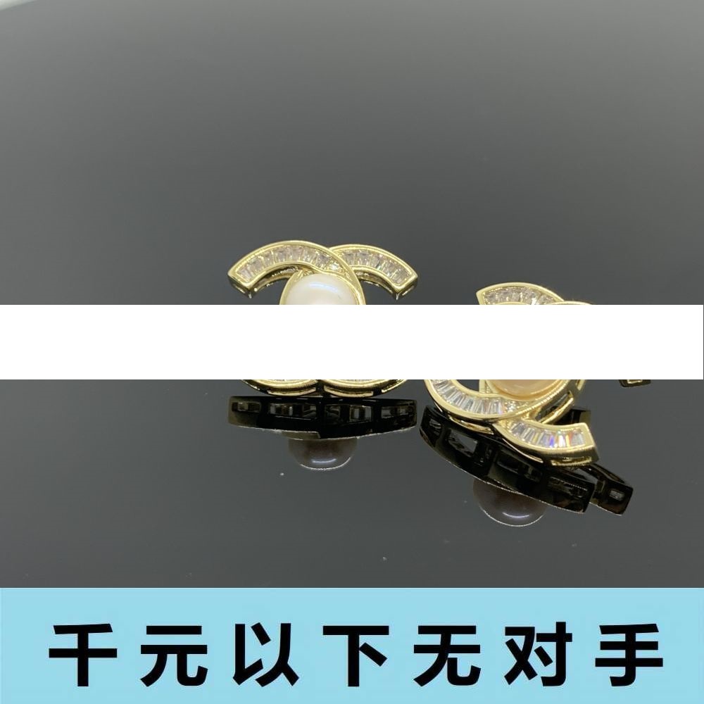 铜合金合成锆石耳饰 ED319 coco小姐6号耳钉