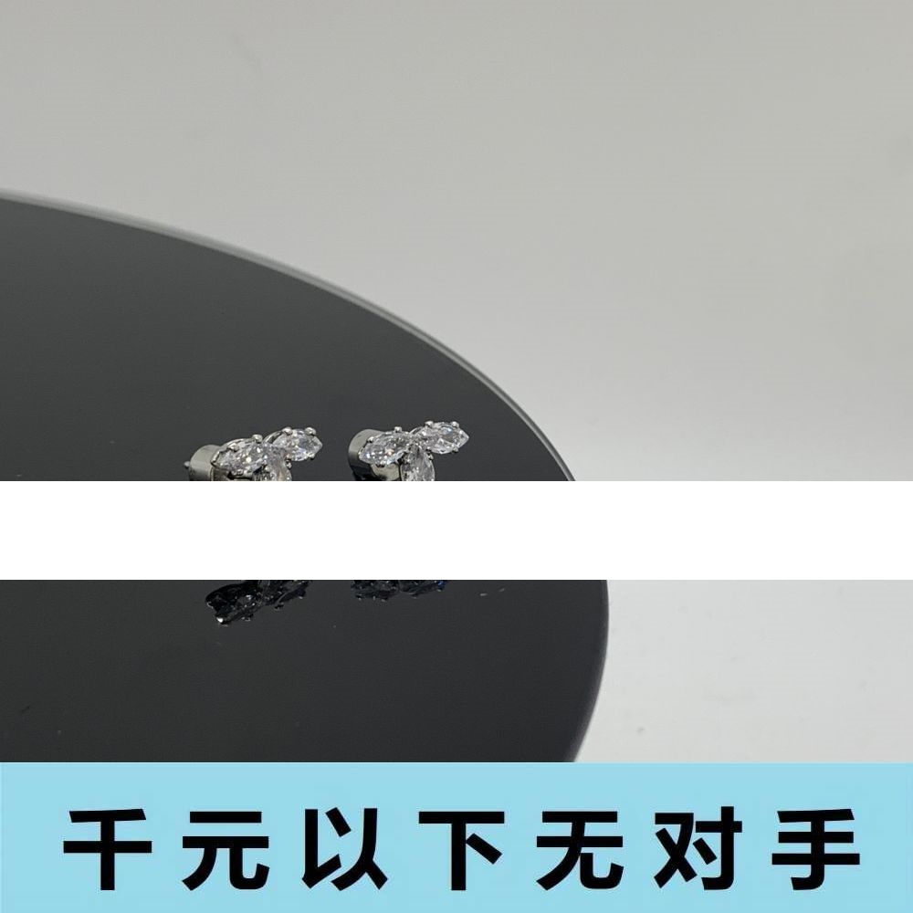 铜合金合成锆石耳饰 ED339  coco小姐12号a耳钉耳钉