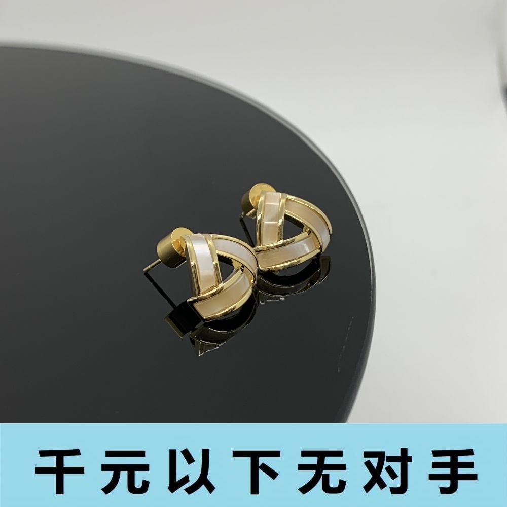 铜合金合成锆石耳饰 ED718 法订Metal系列 系列耳钉