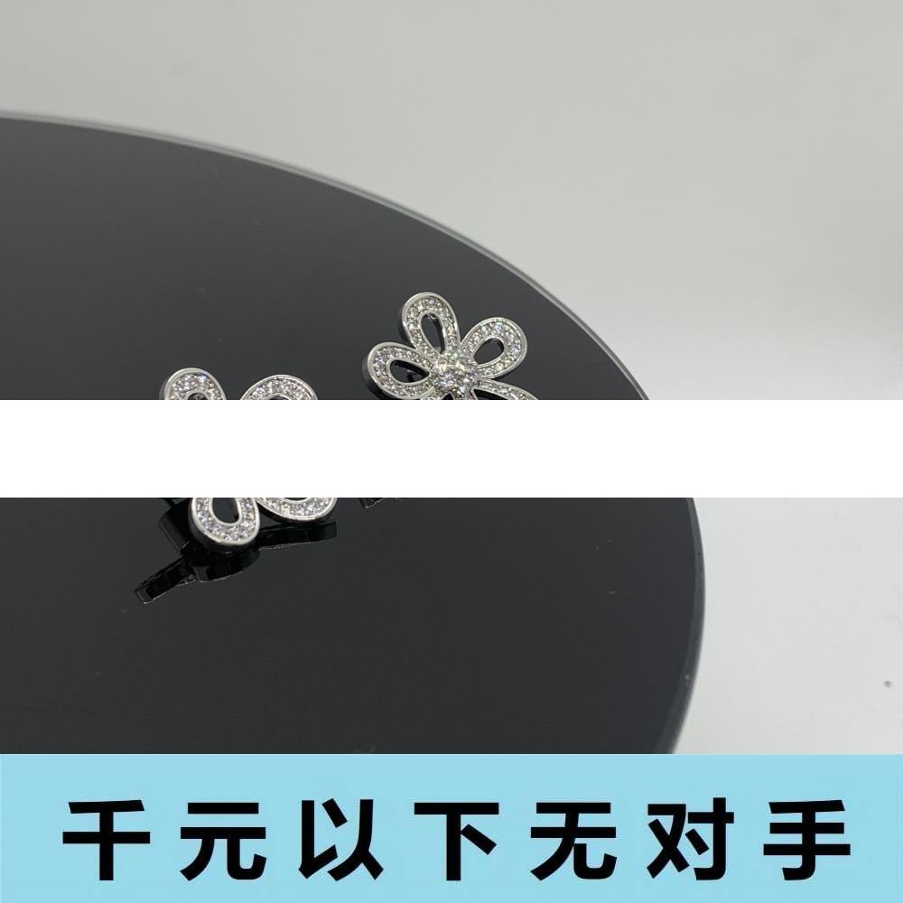 铜合金合成锆石耳饰 ED337 人间富贵花耳钉耳钉