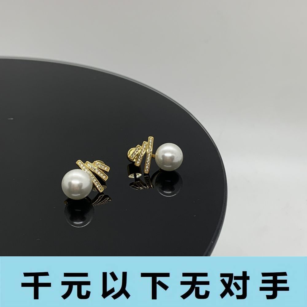 铜合金合成锆石耳饰 ED437  乘风破浪乘风破浪耳钉