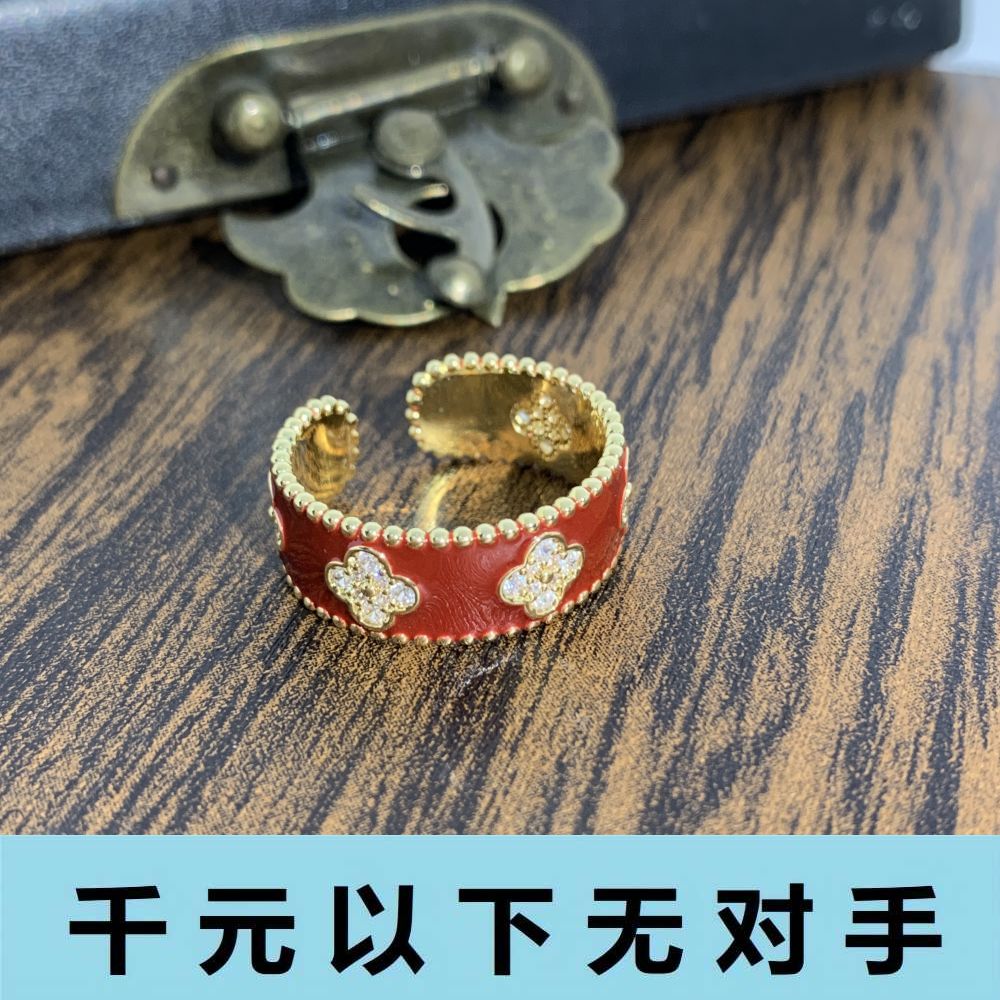 铜合金合成锆石戒指 jz134  jz134系列戒指
