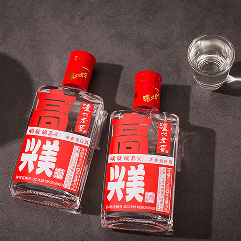 会唱歌的小酒 泸州老窖LUZHOU/泸州老窖高兴美酒43度100ml*1瓶