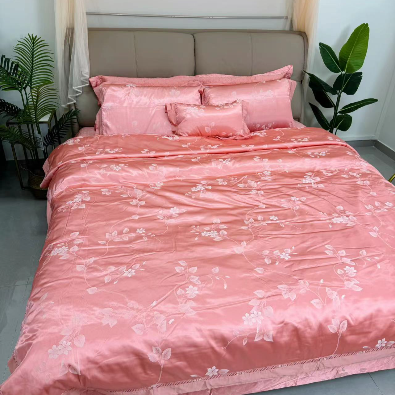 婵丝床裙五件套GV贵族欧盖系列