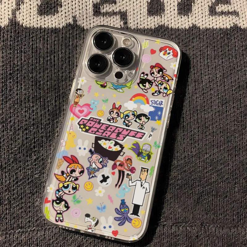 飞天小女警苹果/oppo/华为/小米/荣耀/vivo卡通iPhone15/14手机壳