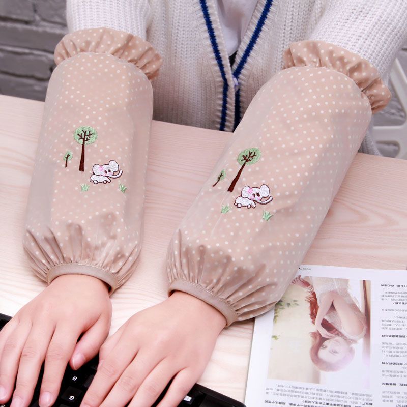 1/3双 秋冬袖套女上班套袖成人韩版短款护袖可爱学生工作长款袖头