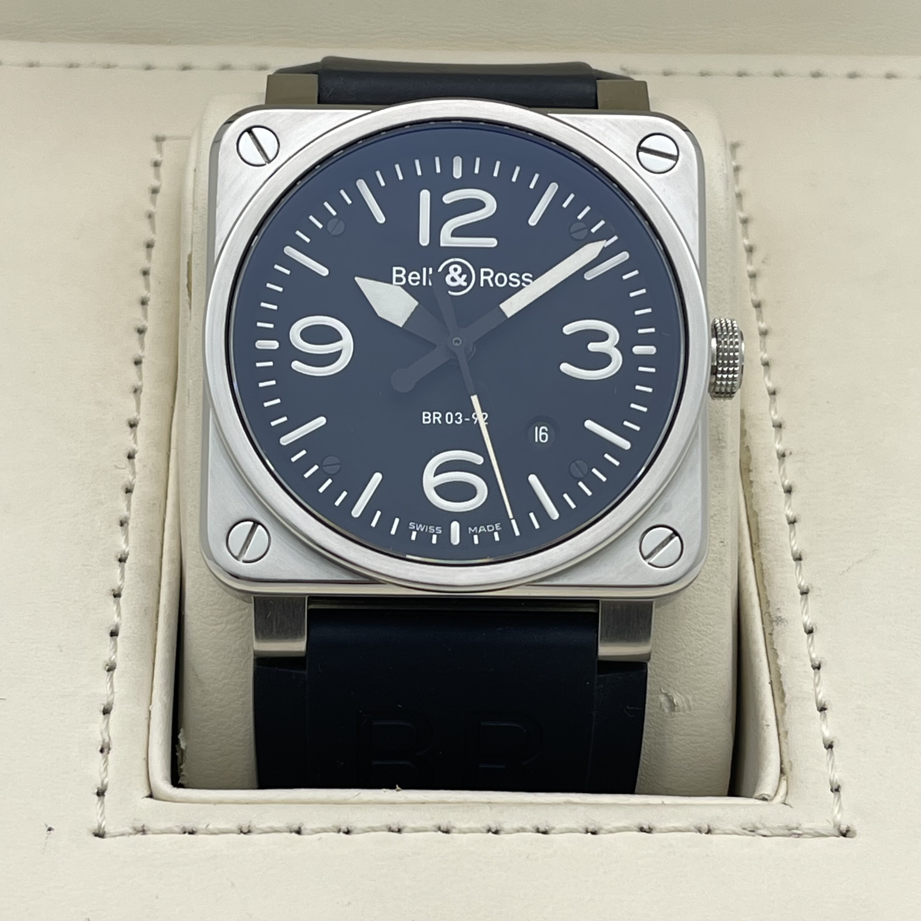 95新 Bell & Ross/柏莱士 INSTRUMENTS/A82862/自动/42mm/单表