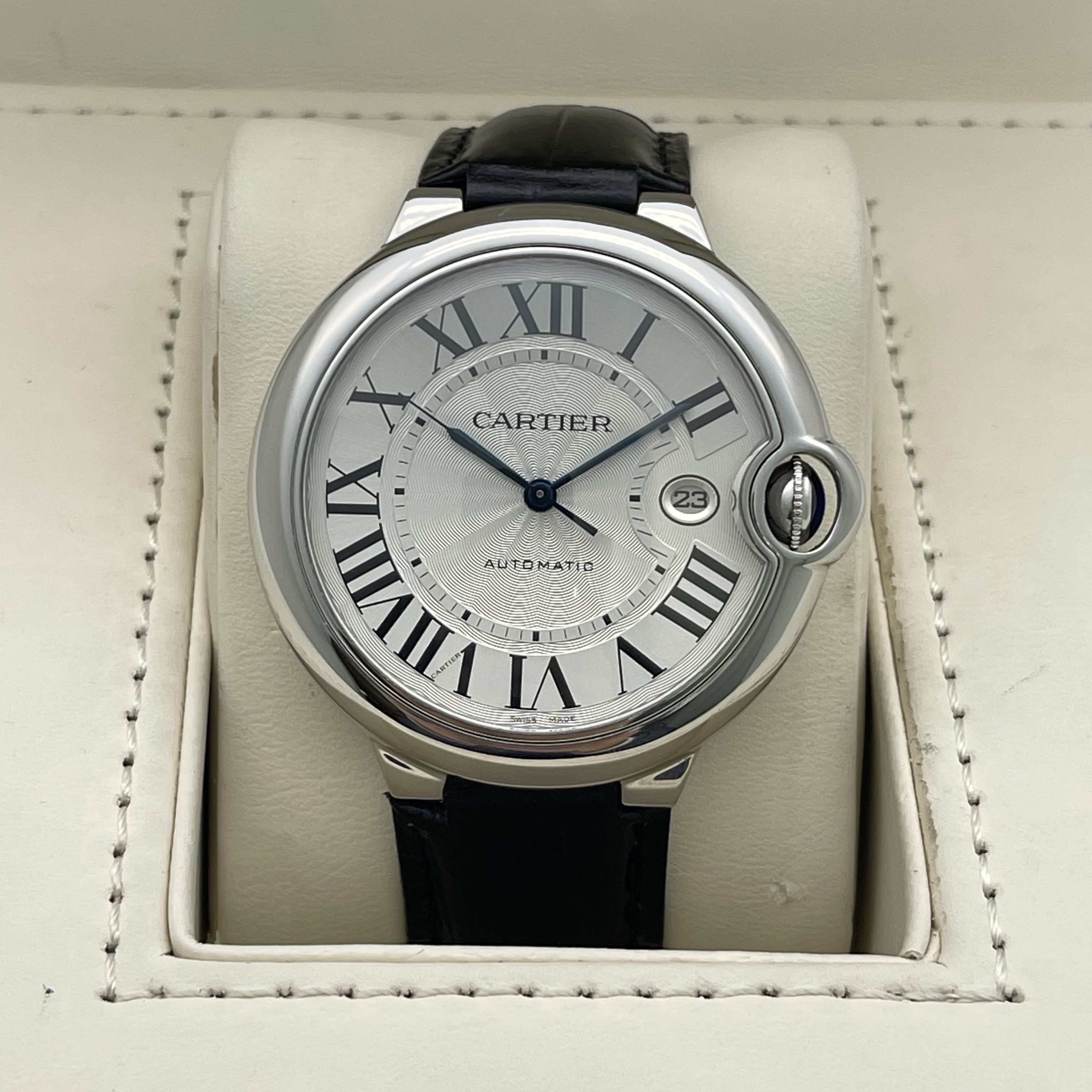 95新 Cartier/卡地亚 蓝气球/A82796/自动机械/42mm/单表