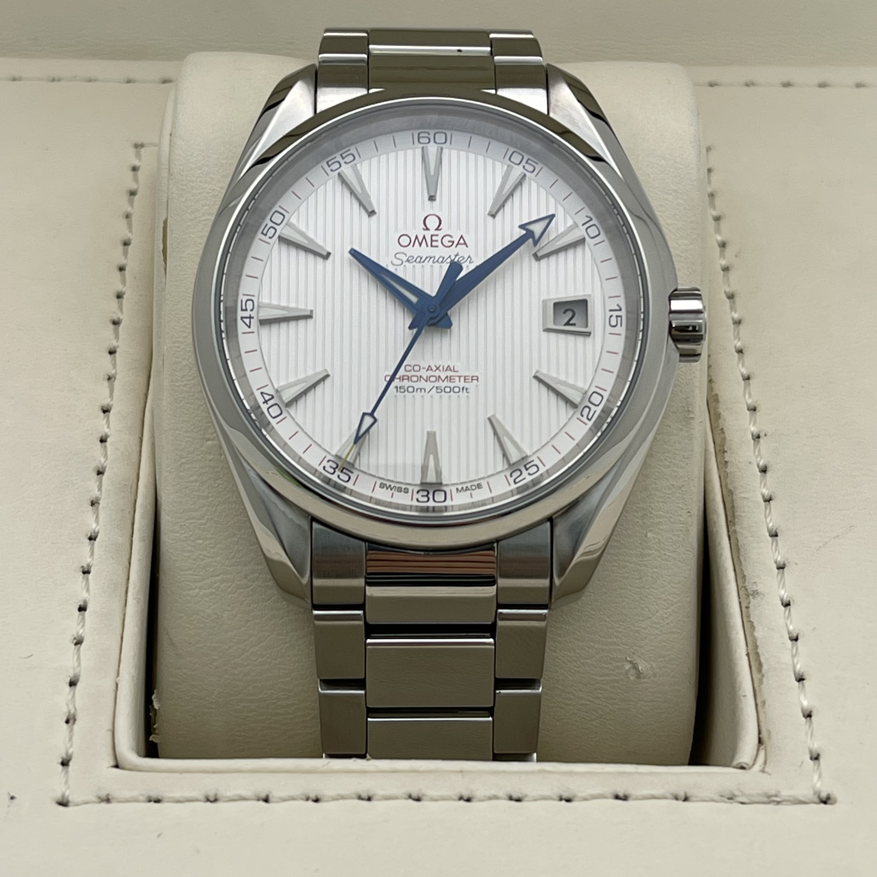 95新 Omega/欧米茄 海马/A82855/自动机械/41.5mm/单表