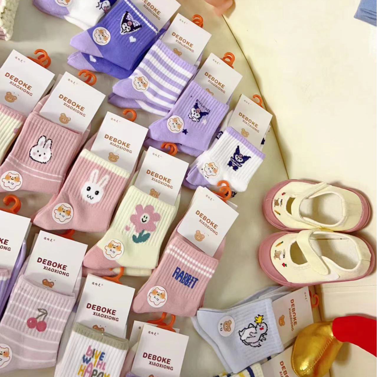 儿童袜子纯棉百搭卡通儿童袜子