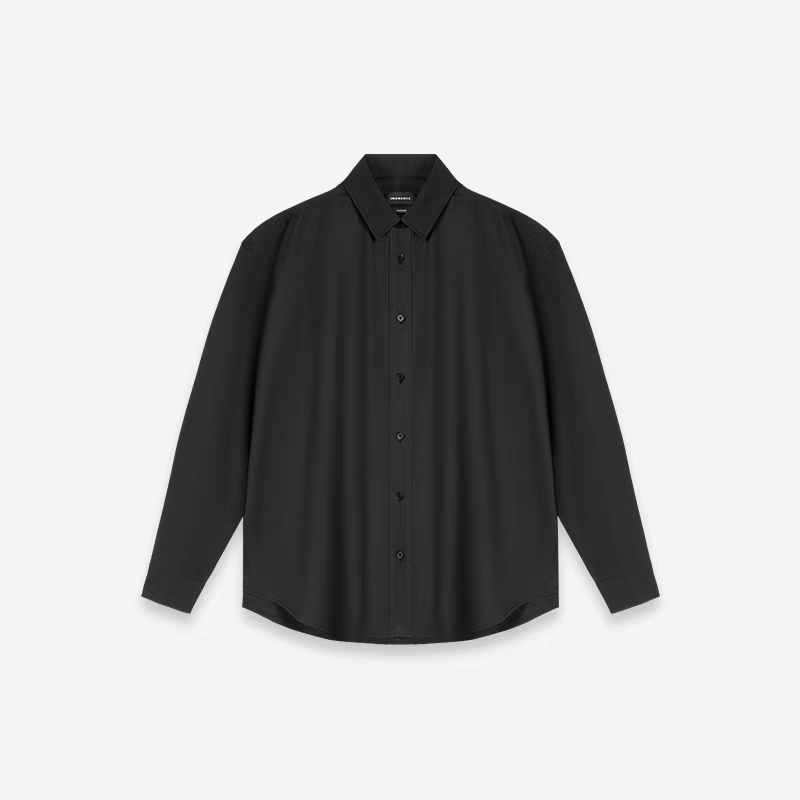 UNAWARES WARDROBE系列 竹纤维舒适宽松长袖衬衫