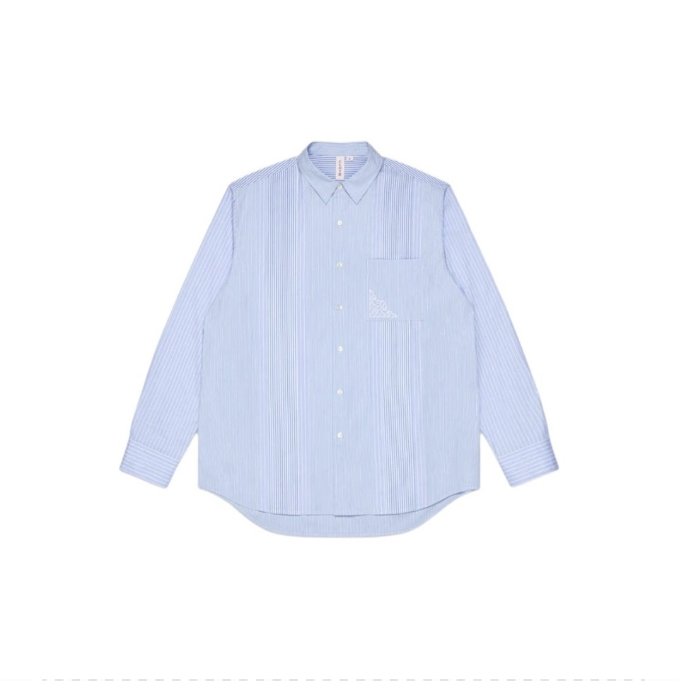 CLOT蓝色长袖衬衫 陈冠希主理