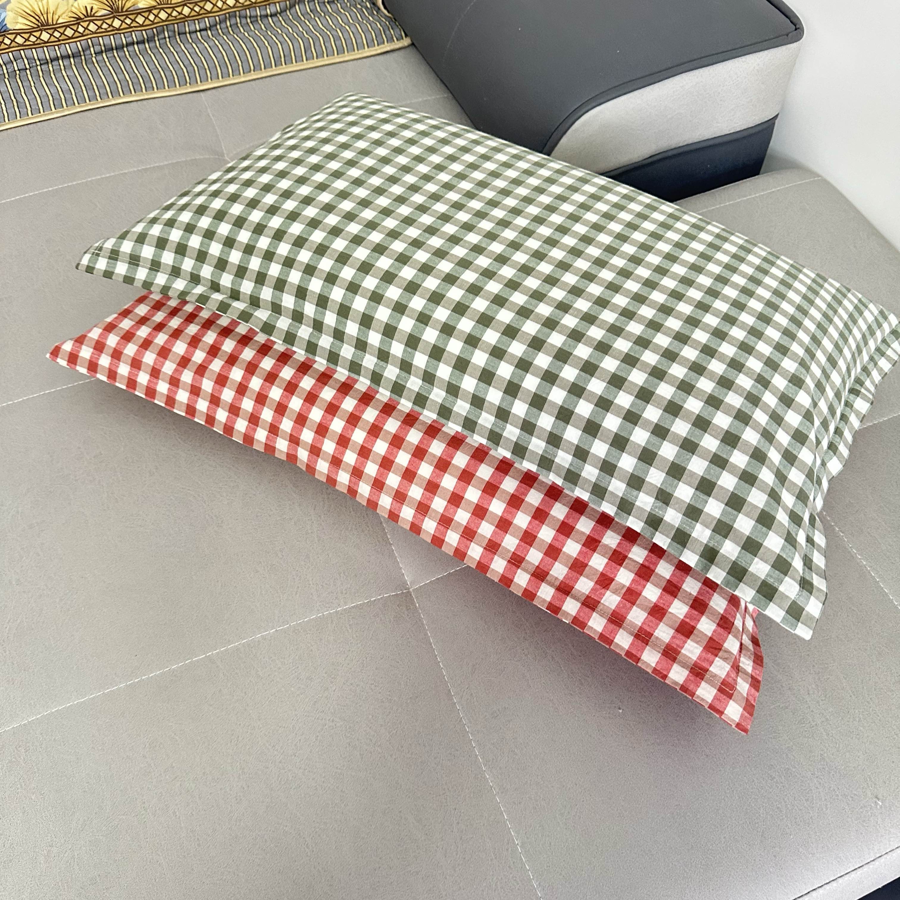 一个42*70全棉彩纱荞麦壳枕头柔软亲肤舒适透气