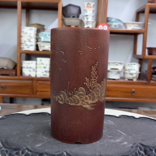紫砂花盆瑕疵18-10。。。。。