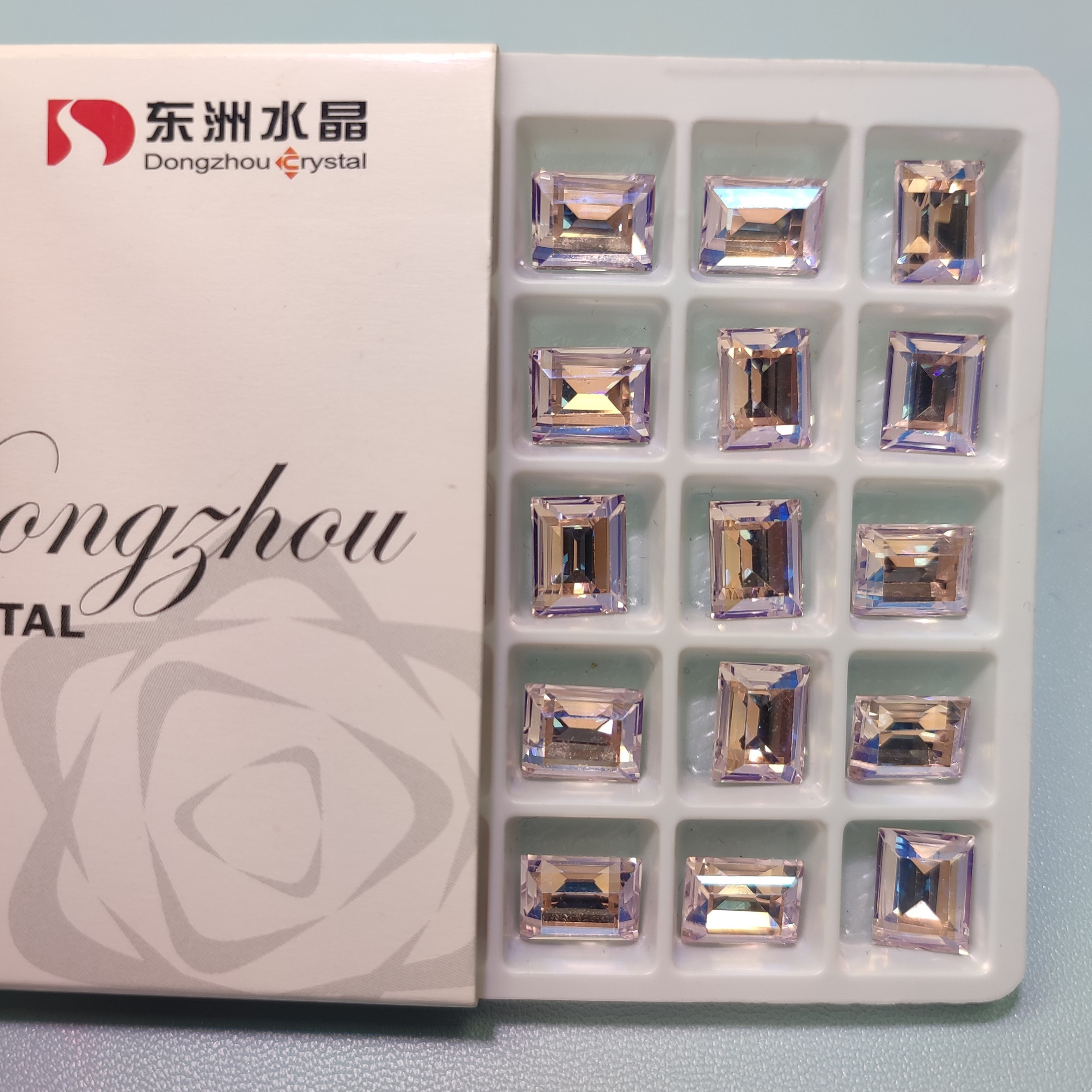 东洲水晶（粉色和镀膜）美甲钻肥方 椭圆 冰糖等美甲尖底钻满20包邮