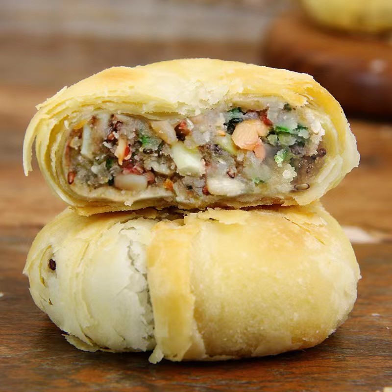 X S【苏式】苏式月饼中秋酥皮老式伍仁多口味月饼包邮散装传统月饼