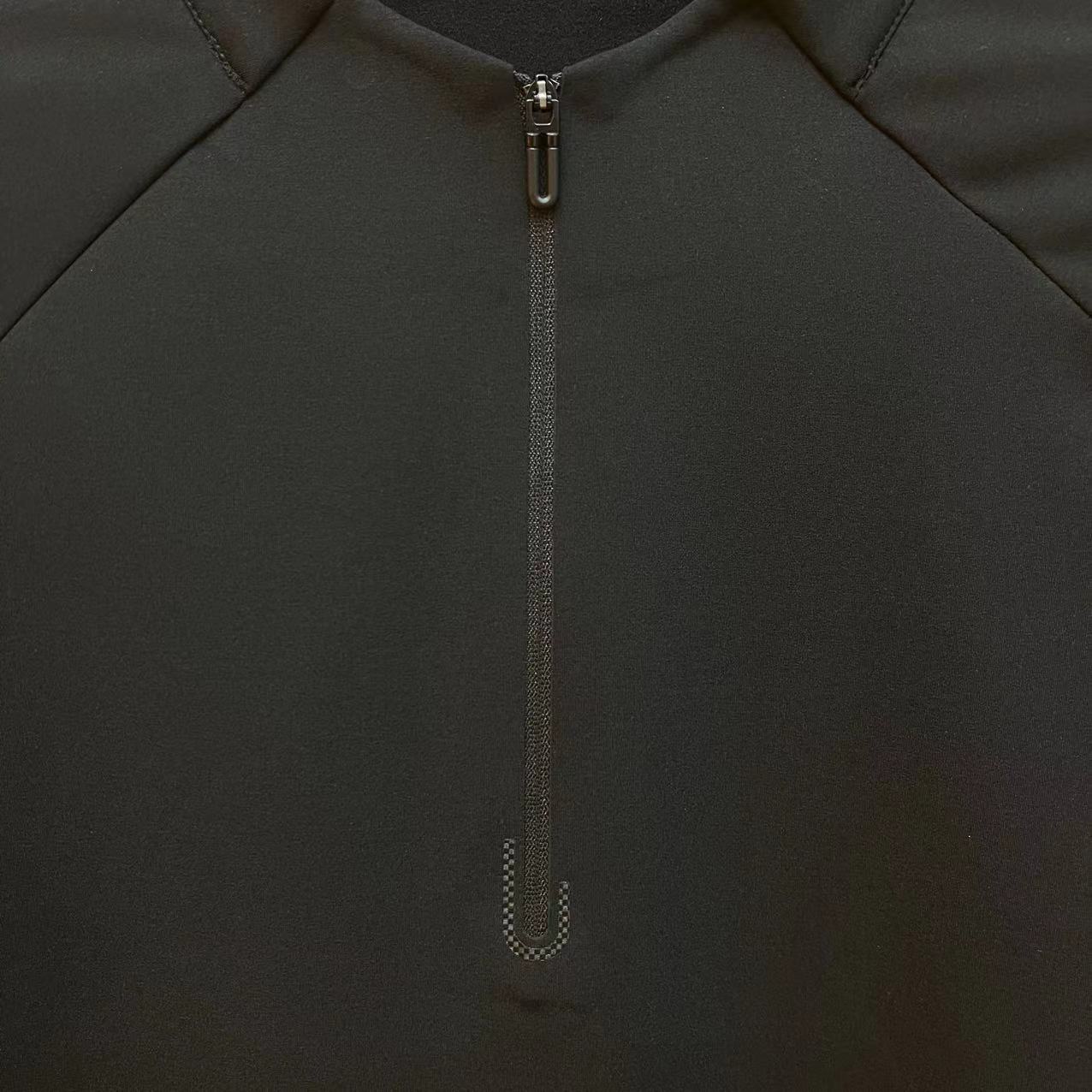 男女同款-25年春季男女同款款半拉链打底长袖卫衣