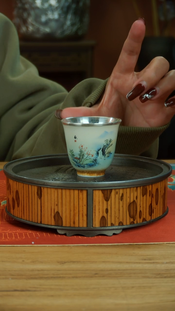 【闪购商品】瓷包银杯子