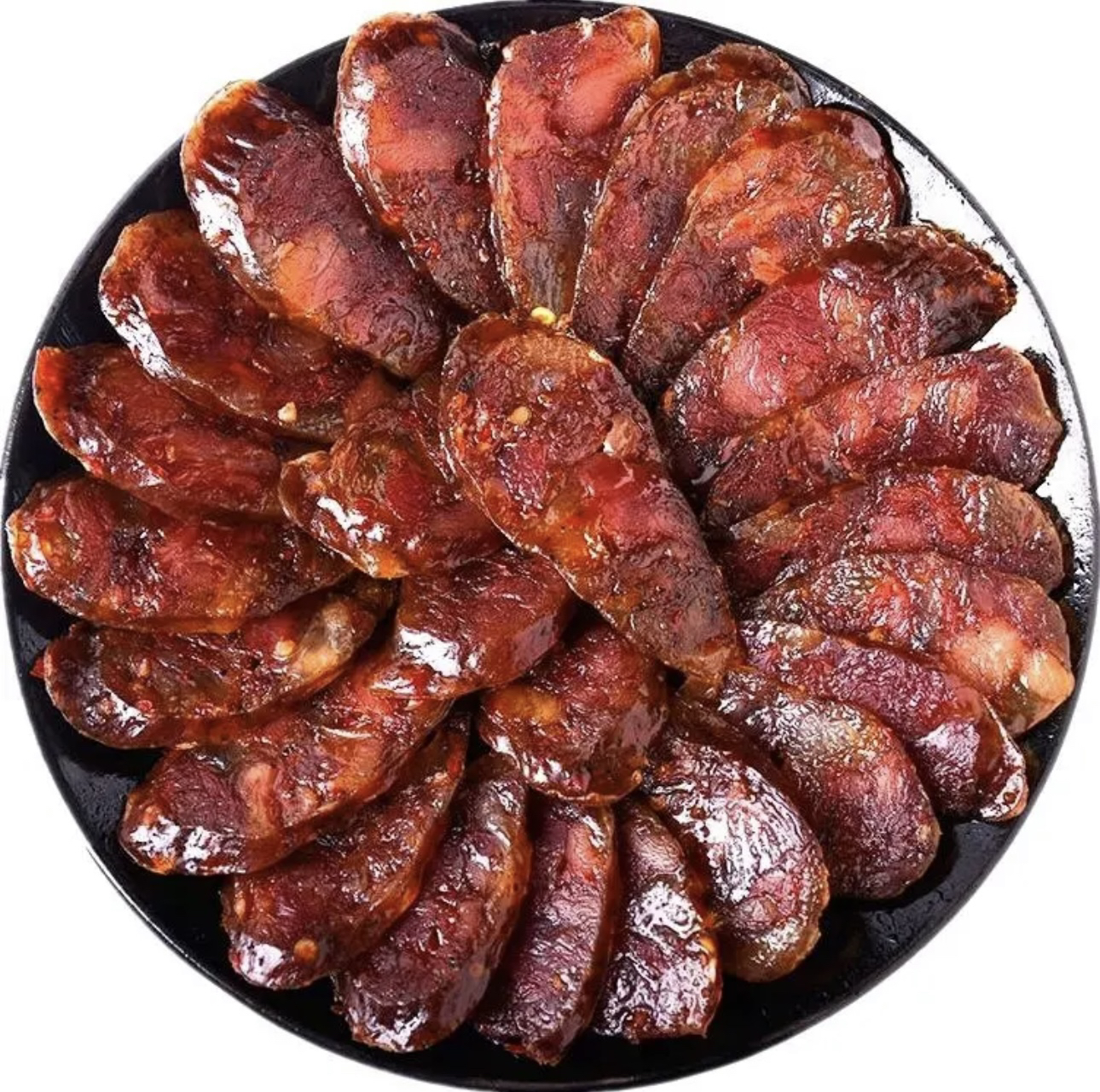 宜昌秭归烟薰猪肉柴火慢薰香肠麻辣味