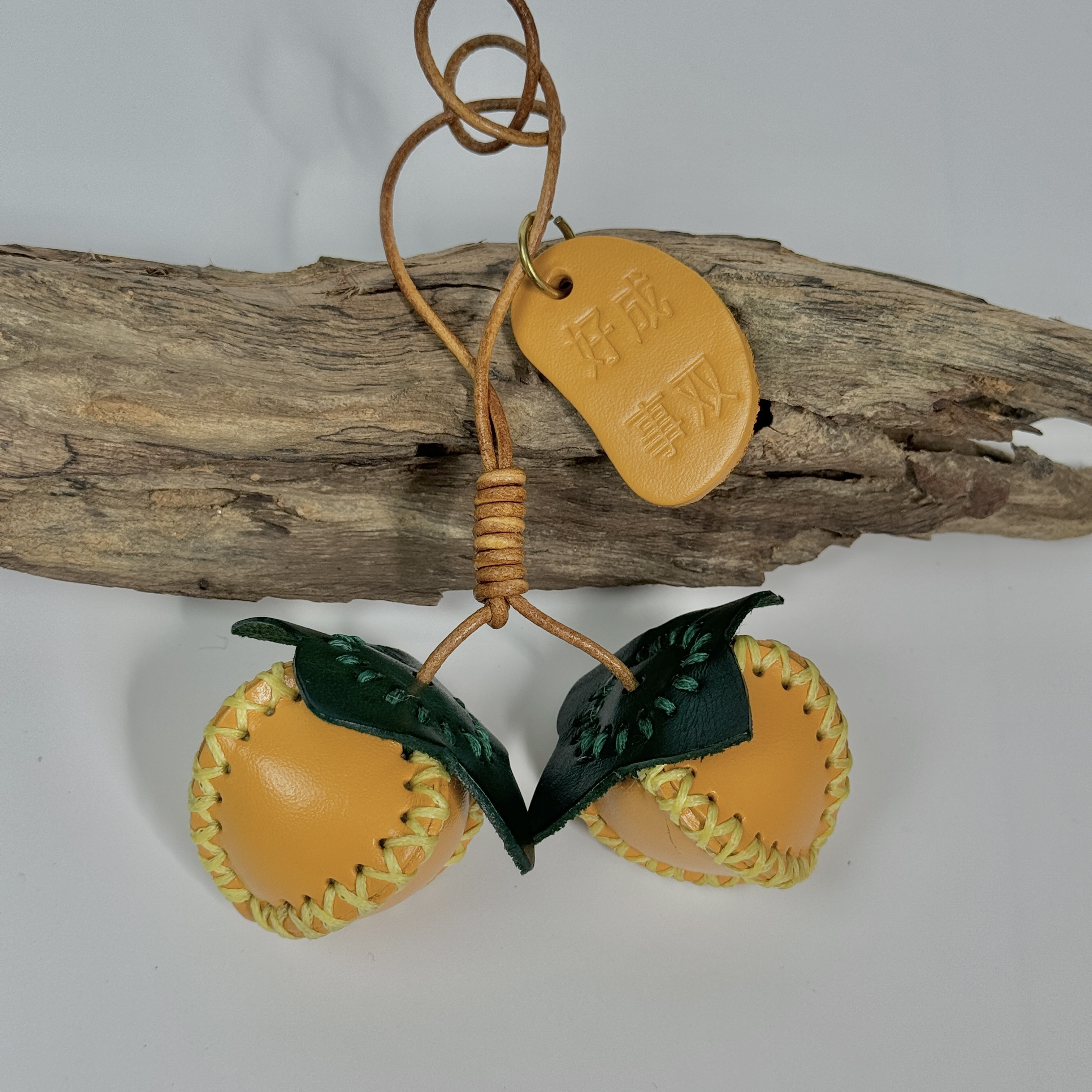 头层牛皮手工挂件