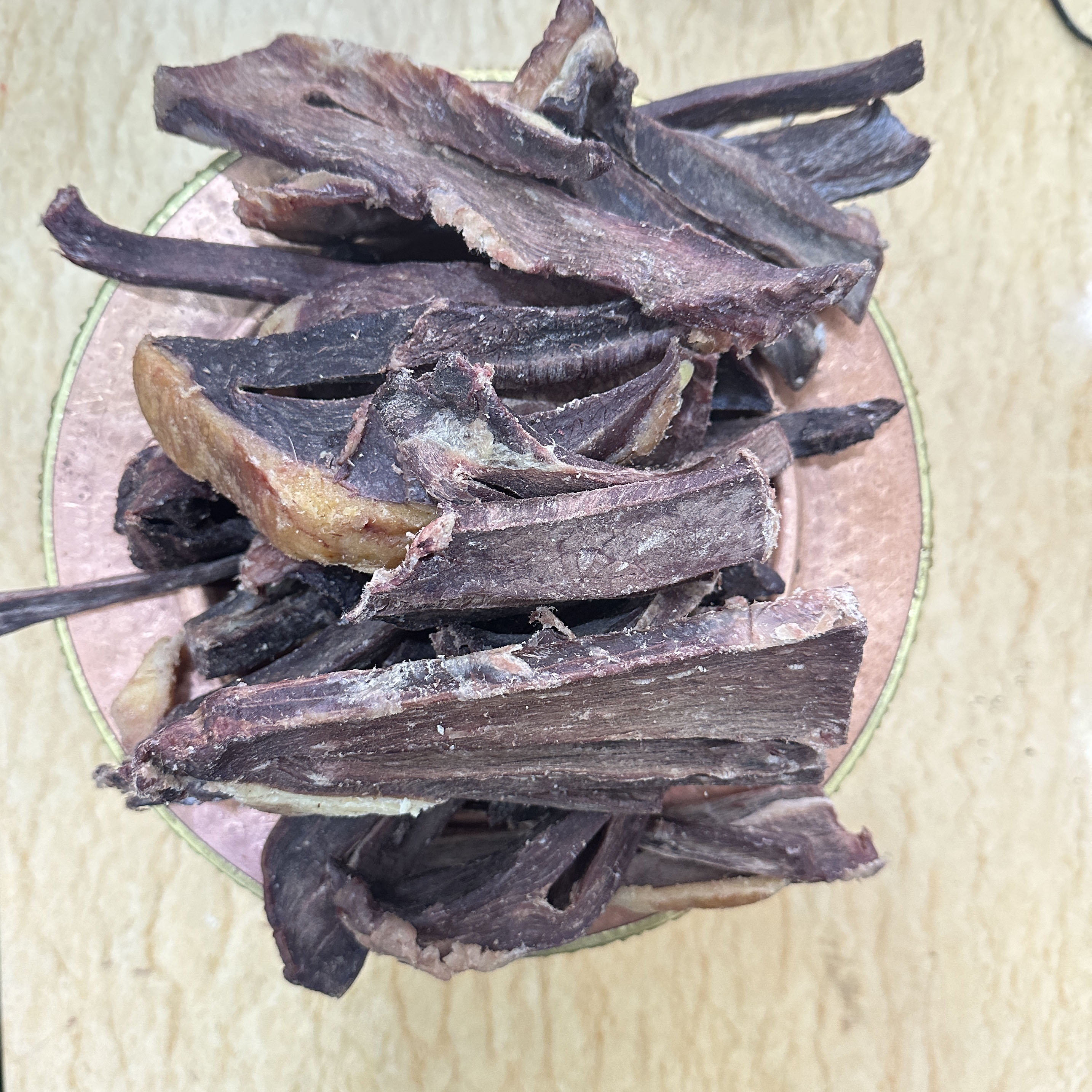 纳木措正宗风干牦牛肉干500g（偏黑）