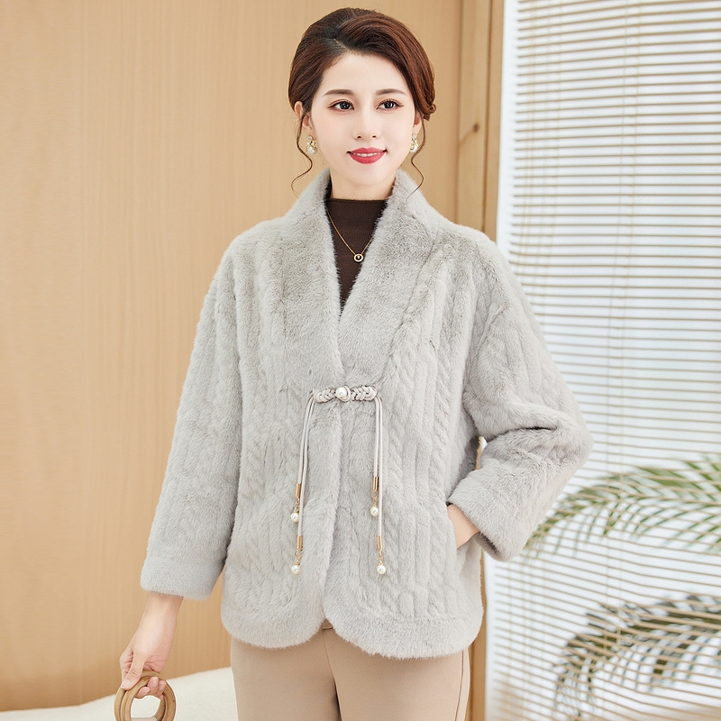 小香风国风新款新中式短款时尚百搭女士宽松秋冬冬季毛呢外套A15