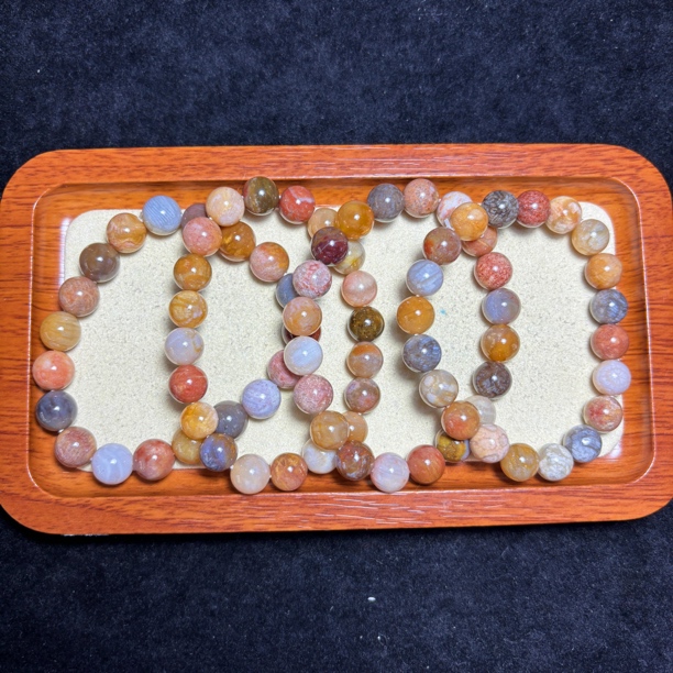 泓昇珊瑚玉天然印尼珊瑚玉圆珠手串10mm圆珠手链直播间挑选