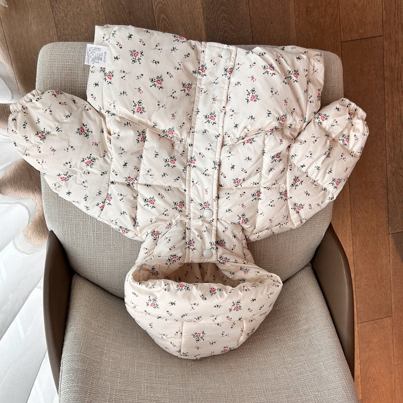 【高充绒量】【杜邦三防羽绒外套】婴儿童连体衣服宝宝羽绒拜年i27