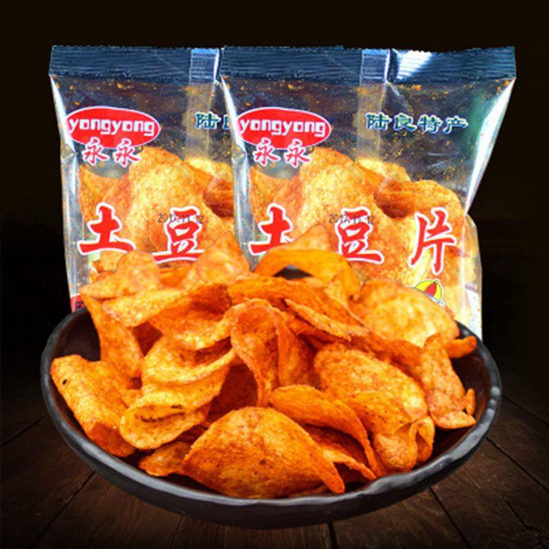 云南曲靖陆良酥里香永永麻辣丝土豆片条原味洋芋薯片油炸食品笋0g