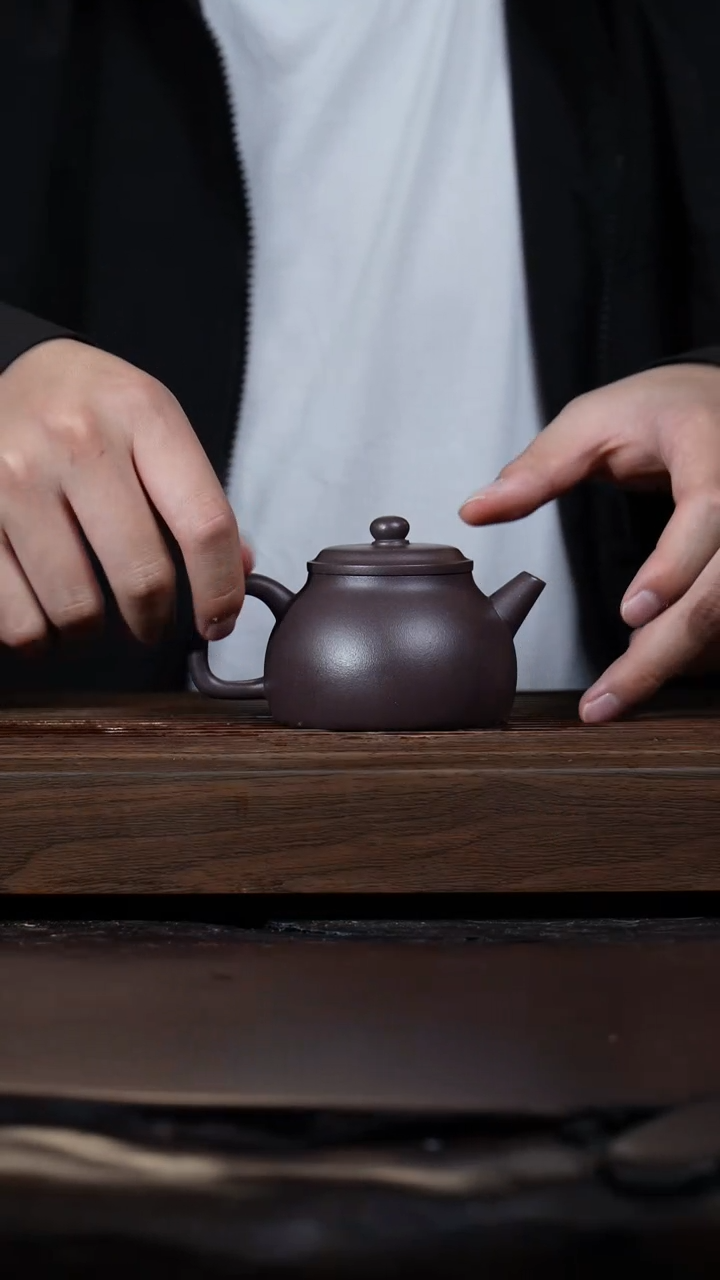 【闪购商品】紫砂茶壶天青  筑祭