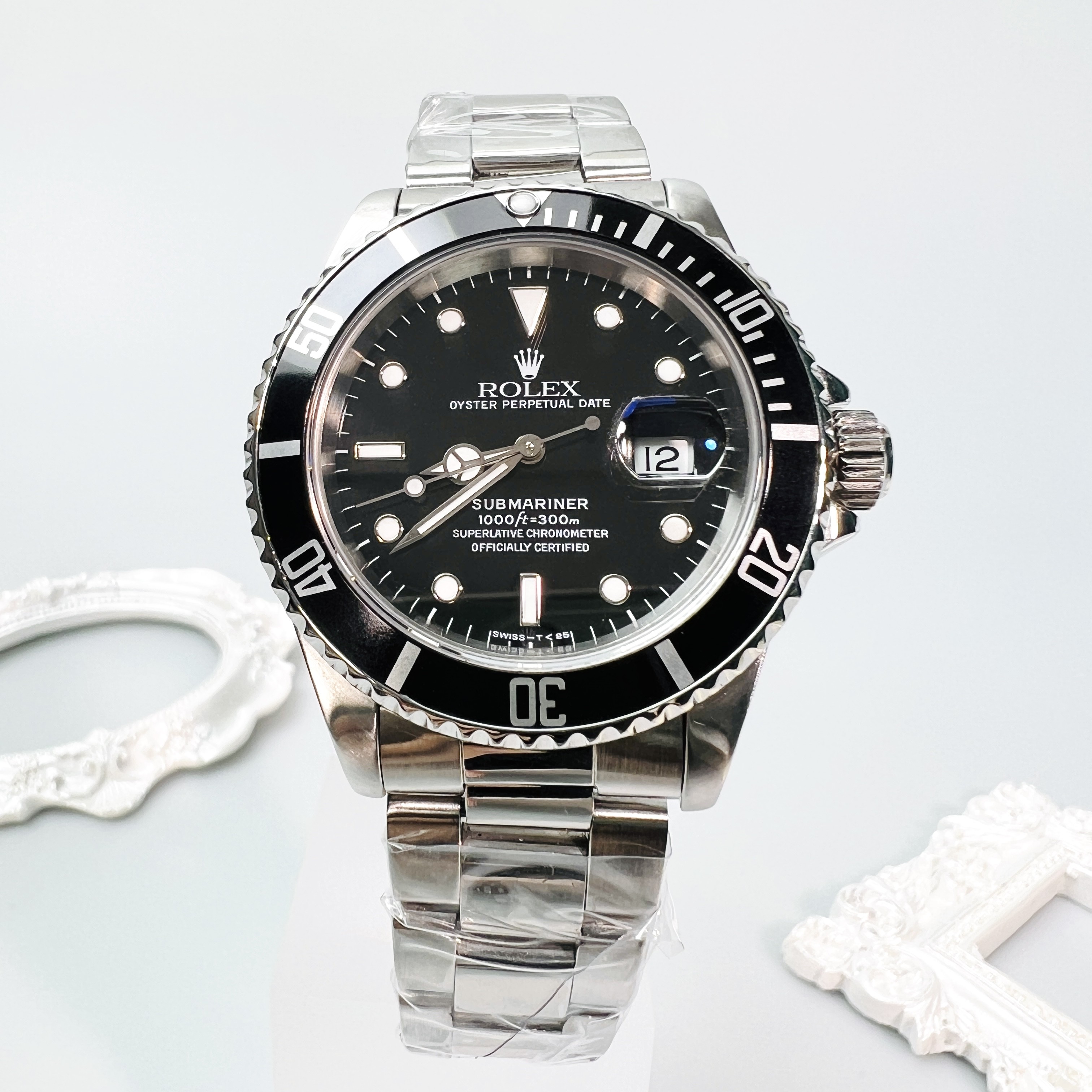 99新 Rolex/劳力士 潜航者16610/黑水鬼1代/40mm/