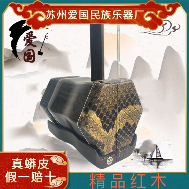 周志军正宗正品非洲红木精品二胡乐器初学者演奏胡琴可定制刻字