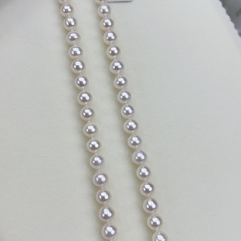 淡水珍珠颈饰未镶嵌卡7-8极光冷白