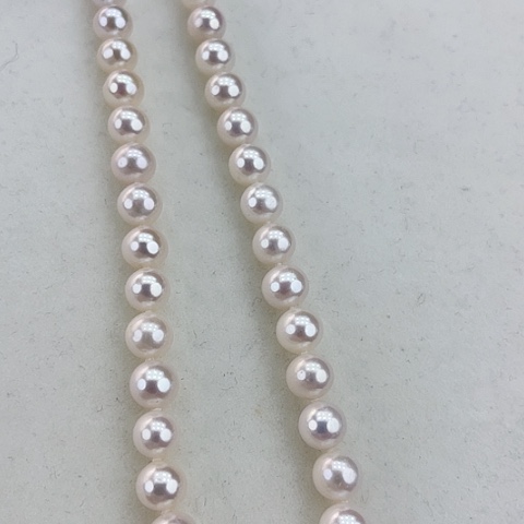 淡水珍珠颈饰银S925镶嵌卡8.5极光炫彩天女粉高品