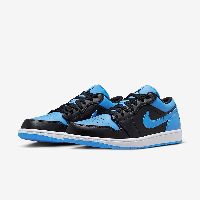 AirJordan1LowAJ1黑蓝男款复古低帮休闲白蓝篮球鞋男款553558-041
