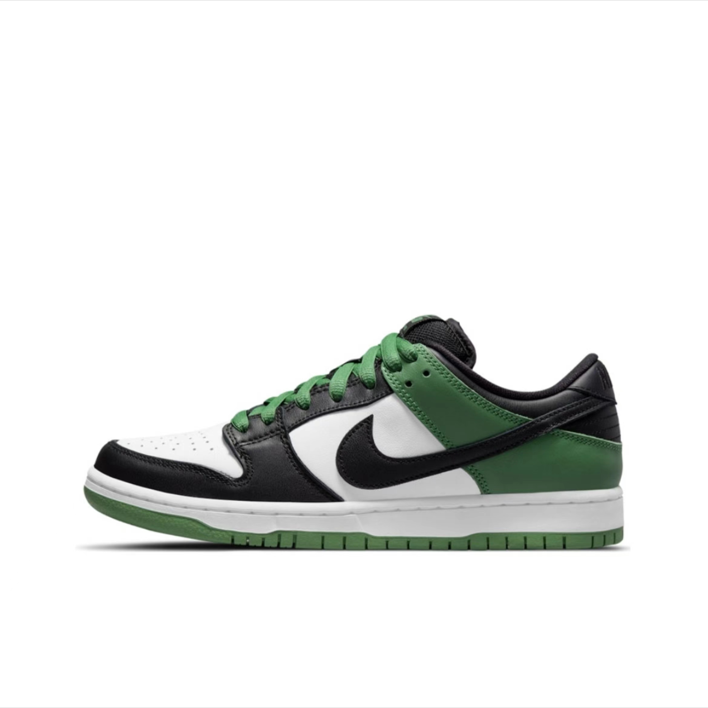 耐克Nike Dunk SB Low Pro 黑绿脚趾低帮 板鞋男女同款BQ6817-302