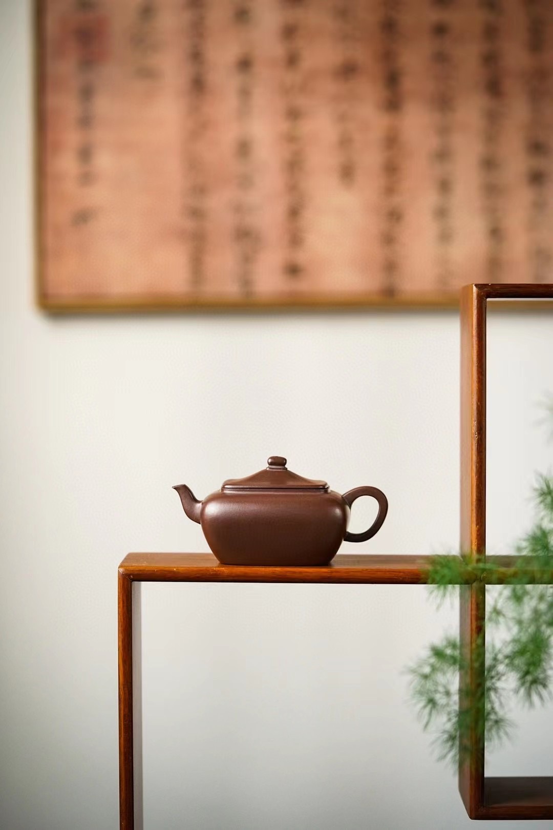 全手工云逸四方·180cc·原矿紫泥纯手工手制水平壶紫砂壶茶壶茶具