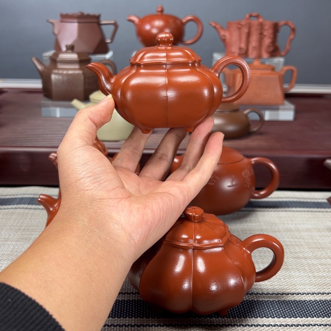 紫砂茶壶用****5传炉250CC朱泥