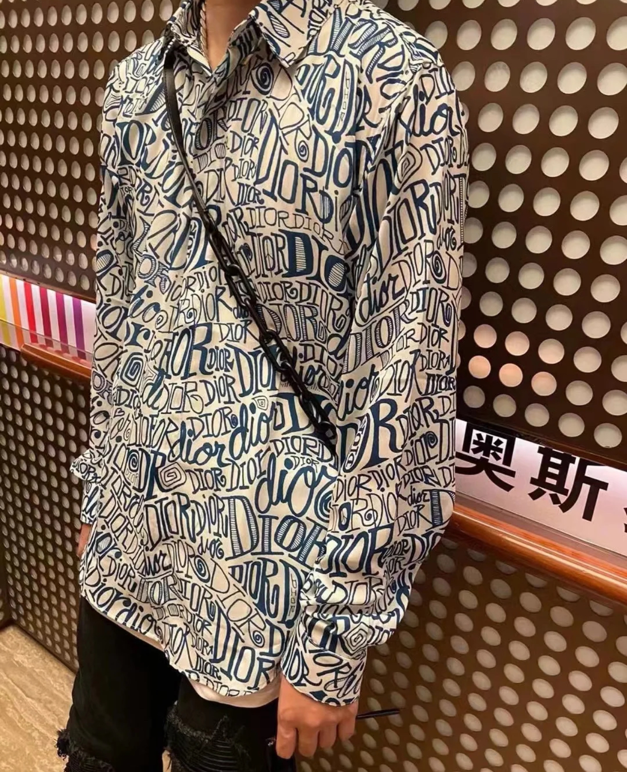 迪奥/粘胶纤维/衬衫/95新/市场价0/