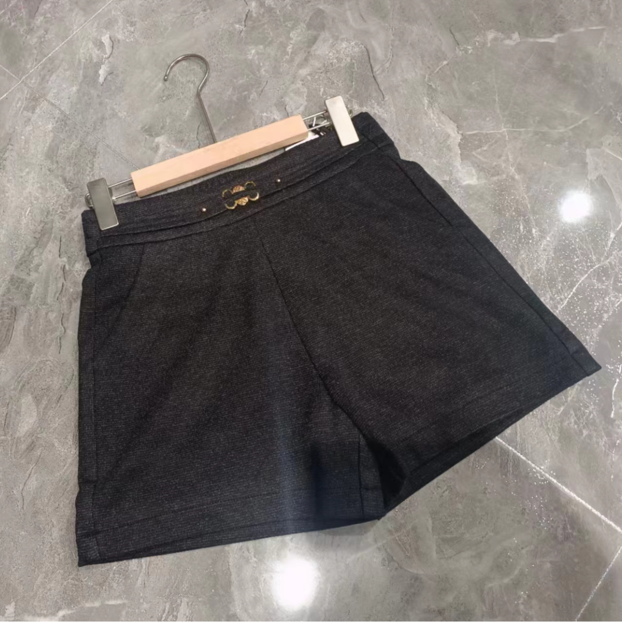 351春秋新款短裤外穿靴裤时尚百搭打底裤女休闲直筒女裤子裤长35